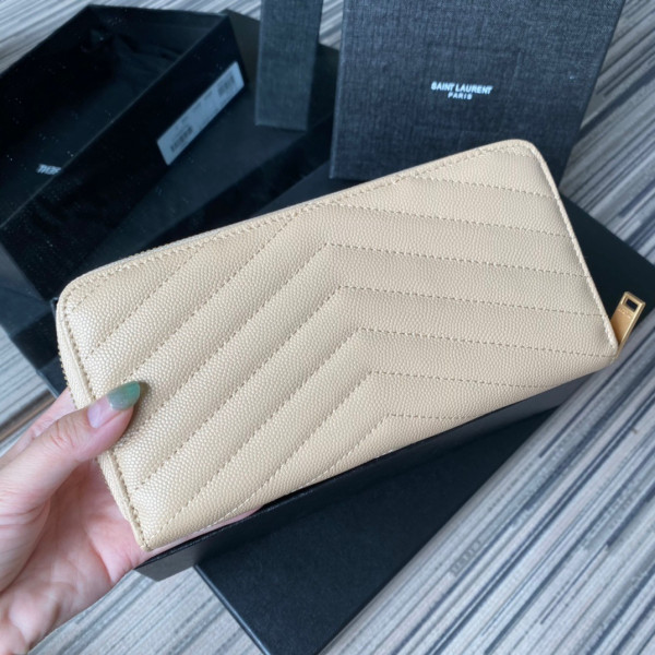 Y*L monogram zippy wallet