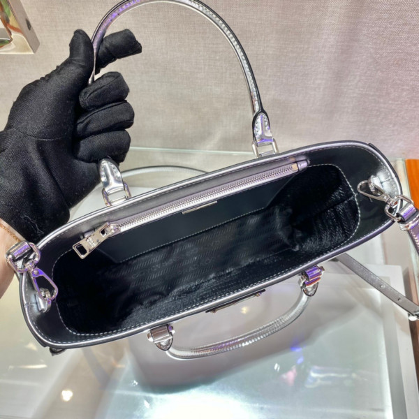 Pra*a large brushed leather tote