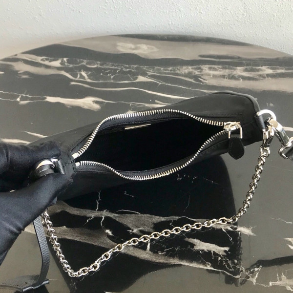 Pra*a nylon hobo bag