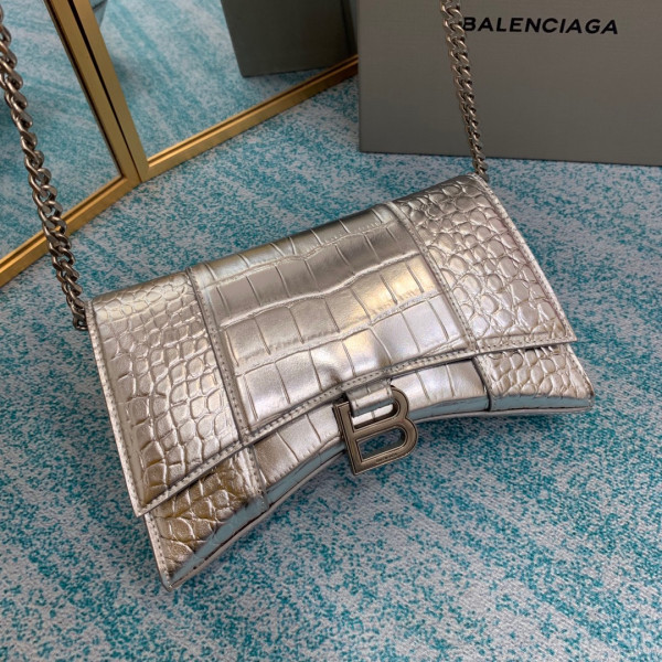 Ba*len*cia*ga  hourglass chain bag
