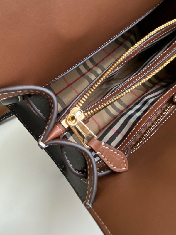 B**rry mini vintage check two-handle title bag