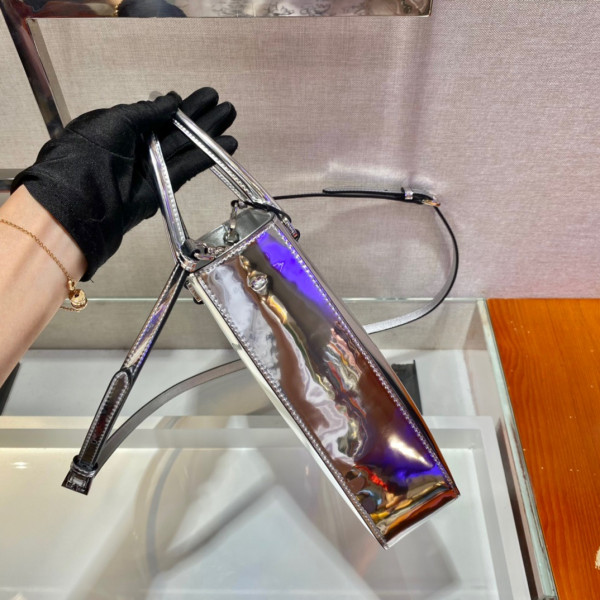 Pra*a large brushed leather tote