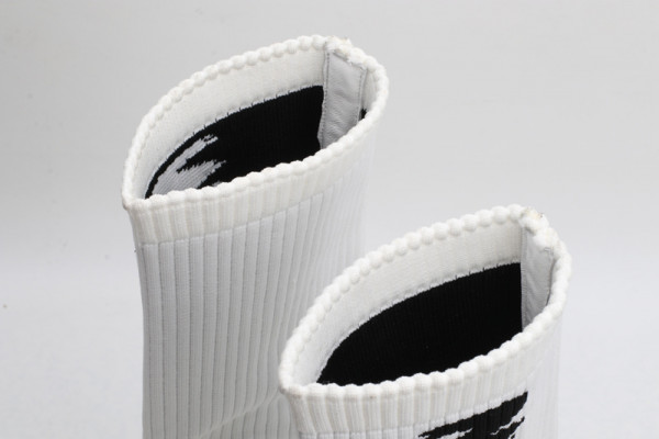 ale*d*r M*Q*en graffiti knit tread slick boot