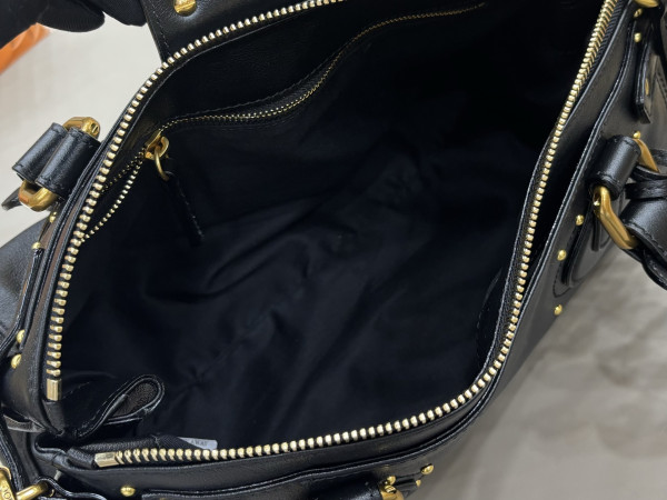 Chloe Paddington bag in grained leather - 36*18*18cm