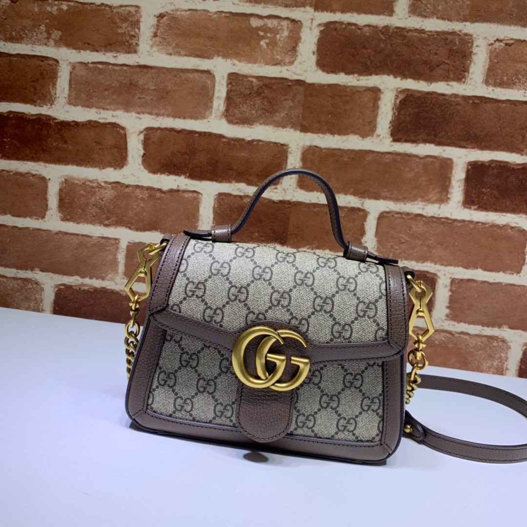 G*u*i gg marmont mini top handle bag