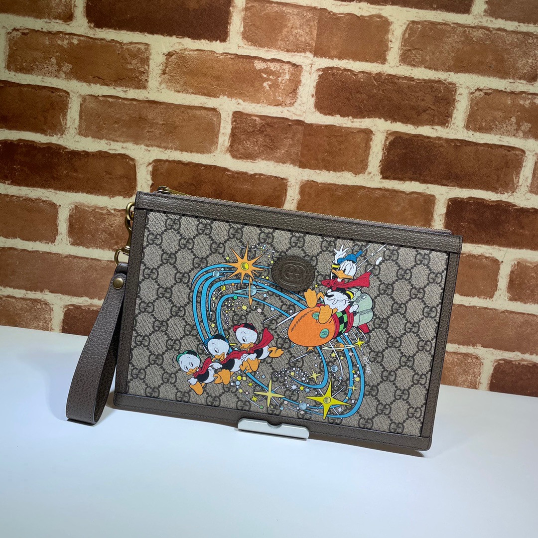 disney x G*u*i donald duck clutch